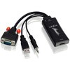 38183 LINDY VGA+オーディオ to HDMI 1080p 変換アダプタ LINDY 03366032