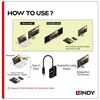 43269 LINDY USB Type C to DisplayPort 4k144 アクティブ変換アダプタ LINDY 03366111