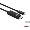 43435 LINDY USB Type-C to HDMI 8K HDR アクティブ変換ケーブル LINDY 03366190