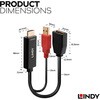 38289 LINDY HDMI 2.0 to DispalyPort 1.2 4K@60Hz変換アダプタ、USBバスパワー LINDY 03366199