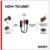 38289 LINDY HDMI 2.0 to DispalyPort 1.2 4K@60Hz変換アダプタ、USBバスパワー LINDY 03366199