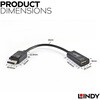 41718 LINDY DisplayPort to HDMI オス/メス 4K変換ケーブル LINDY 03366251