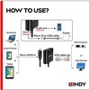 38287 LINDY Micro HDMI (Type-D) to VGA/オーディオ アクティブ変換アダプタ LINDY 03366269