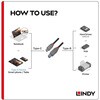 36665 LINDY ANTHRA LINE USB3.2 Gen 1 Type-C to Type-Bケーブル LINDY 03366321