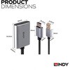 43347 LINDY HDMI 2.0 to USB Type-C アクティブ変換アダプタ LINDY 03366339