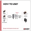 43347 LINDY HDMI 2.0 to USB Type-C アクティブ変換アダプタ LINDY 03366339