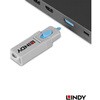 40324 LINDY DISPLAYPORT ポートブロッカーセット(専用キー x 1本、ブロッカー x 4個)セキュリティ対策 LINDY 03366366