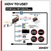 37002 LINDY BLACK LINE USB4 Gen3x2 Type-Cケーブル 240W PD急速充電対応 LINDY 03366382