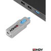 40320 LINDY HDMI ポートブロッカーセット(専用キー x 1本、ブロッカー x 4個)セキュリティ対策 LINDY 03366400