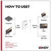 38310 LINDY Mini DisplayPort to VGA オス/メス アクティブアダプタ LINDY 03366427