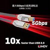 36664 LINDY CROMO LINE USB3.0 Type-A to Type-Bケーブル LINDY 03366470