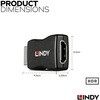 32104 LINDY HDMI 2.0 EDID エミュレータ LINDY 03366506
