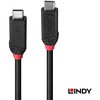 37000 LINDY BLACK LINE USB4 Gen3x2 Type-Cケーブル 240W PD急速充電対応 LINDY 03366531