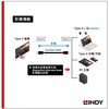 37000 LINDY BLACK LINE USB4 Gen3x2 Type-Cケーブル 240W PD急速充電対応 LINDY 03366531