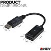 41728 LINDY DisplayPort to HDMI 4K変換アダプタ LINDY 03366540