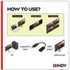 41728 LINDY DisplayPort to HDMI 4K変換アダプタ LINDY 03366540