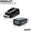 38194 LINDY HDMI Type-A to VGA オス/メス ミニ変換アダプタ LINDY 03366549