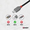 36890 LINDY ANTHRA LINE USB2.0 Type-C to Micro-Bケーブル LINDY 03366592