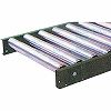 カーブ_75×1.6×600W スチール製ローラーコンベヤ TS-S57型 テラウチ(寺内製作所) 03367551
