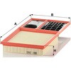 C3880 エアフィルター MANN-FILTER 03372438