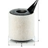 C1370 エアフィルター MANN-FILTER 03372682