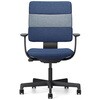 KJ-515SEM-T1NA SHIGA 背トリプル 固定肘 昇降脚 サテン塗装/ブラック 布地張り イトーキ 03400167