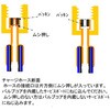 EA104LF-12 [R407c]120cmボールバルブ付ホース[青] エスコ 03404782