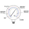 EA106HA [R134a] 80mm 連成計 エスコ 03405832