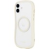 iPhone 16 Plus 高速充電対応・耐傷・耐衝撃ハイブリッドケース 「ViAMO charge」 ミルクホワイト ストラップホール付 TPU LEPLUS NEXT
