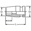 EA164DB-14 14mmx1/2sq インパクトソケット エスコ 03423156