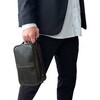 25814-01 白化合皮2WAY2ルームセカンドバック(25cm) 平野鞄 03440660