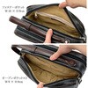 25814-01 白化合皮2WAY2ルームセカンドバック(25cm) 平野鞄 03440660