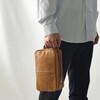 25814-10 白化合皮2WAY2ルームセカンドバック(25cm) 平野鞄 03440669