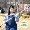 YPH-180/YBP-1825/YCH-18V 2WAYポールヘッジトリマー 充電式 刈込幅約300mm 両刃タイプ YAMAZEN(山善) 03441850