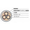 FX-600V-CV3X14 可とう性600V架橋ポリエチレン絶縁ビニルシースケーブル サンソフトケーブル 矢崎エナジーシステム 03465118