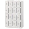 EHSE1494TFEE-W9 パーソナルロッカー イフス  4列16人用 投函口付 コンセントあり<配送時組立サービス付> イトーキ 03471716