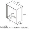 HSE-1090DN-W9 パーソナルロッカー イフス ドック型 <配送時組立サービス付> イトーキ 03478418