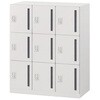 EHSE1093TREE-W9 パーソナルロッカー イフス  3列9人用 投函口付 コンセントあり<配送時組立サービス付> イトーキ 03473482