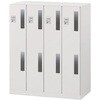 EHSE10L4WFEE-W9 パーソナルロッカー イフス  4人用 窓付扉 コンセントあり<配送時組立サービス付> イトーキ 03474471