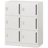 EHSE1092TPEE-W9 パーソナルロッカー イフス  2列6人用 投函口付 コンセントあり<配送時組立サービス付> イトーキ 03474848