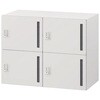 HSE-0692TREE-W9 パーソナルロッカー イフス  2列4人用 投函口付 コンセントあり<配送時組立サービス付> イトーキ 03475338