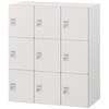 HSE-1093NFEE-W9 パーソナルロッカー イフス  3列9人用 投函口なし コンセントあり<配送時組立サービス付> イトーキ 03476686