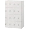 HSE-1494NFEE-W9 パーソナルロッカー イフス  4列16人用 投函口なし コンセントあり<配送時組立サービス付> イトーキ 03476991