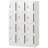 EHSE1493TSEE-W9 パーソナルロッカー イフス  3列12人用 投函口付 コンセントあり<配送時組立サービス付> イトーキ 03477219
