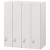 HSE-10U4NSEE-W9 パーソナルロッカー イフス  4列4人用 投函口なし コンセントあり 上段専用<配送時組立サービス付> イトーキ 03477289