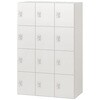 HSE-1493NPEE-W9 パーソナルロッカー イフス  3列12人用 投函口なし コンセントあり<配送時組立サービス付> イトーキ 03477350