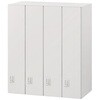 HSE-10U4NREE-W9 パーソナルロッカー イフス  4列4人用 投函口なし コンセントあり 上段専用<配送時組立サービス付> イトーキ 03477980