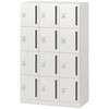 EHSE1493TFEE-W9 パーソナルロッカー イフス  3列12人用 投函口付 コンセントあり<配送時組立サービス付> イトーキ 03478321