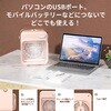C1000533 Desktop Cooling Fan USB Type(F05) ピンク F05USB(P) CRECOTE 03478750