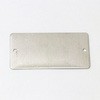 38x76mm[アルミ]タグブランク エスコ